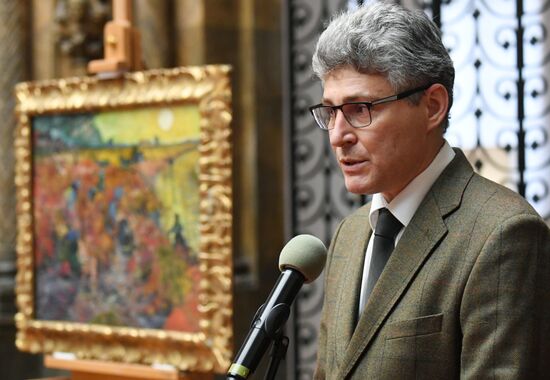 П/к, посвященная итогам изучения и консервации картины "Красные виноградники в Арле. Монмажур"