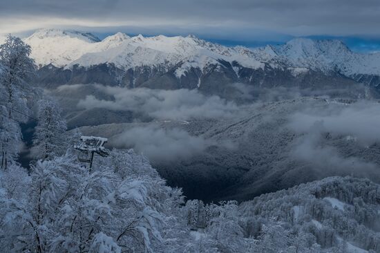 Горнолыжный курорт "Роза Хутор" в Сочи