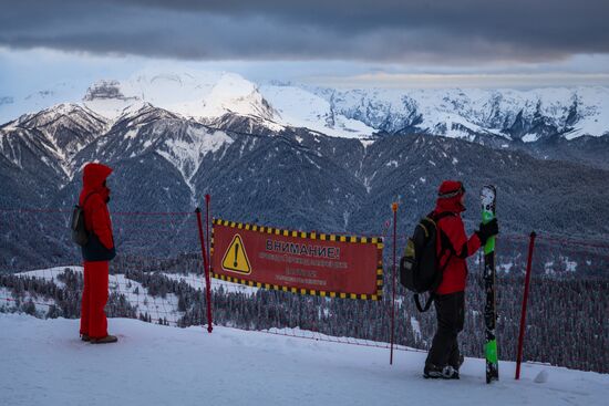 Горнолыжный курорт "Роза Хутор" в Сочи