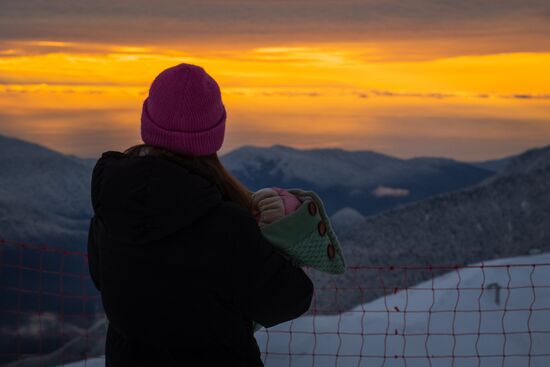 Горнолыжный курорт "Роза Хутор" в Сочи