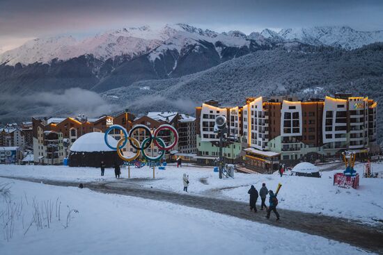 Горнолыжный курорт "Роза Хутор" в Сочи