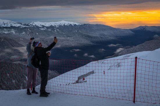 Горнолыжный курорт "Роза Хутор" в Сочи