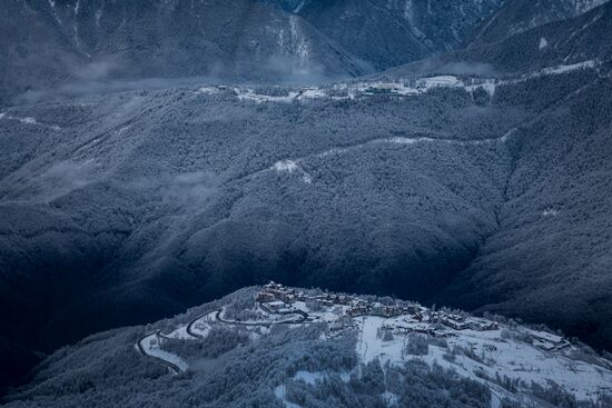 Горнолыжный курорт "Роза Хутор" в Сочи