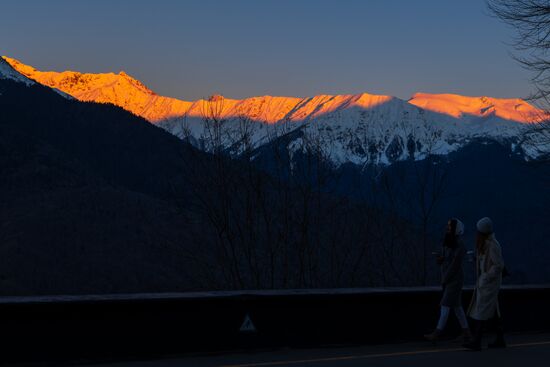 Горнолыжный курорт "Роза Хутор" в Сочи