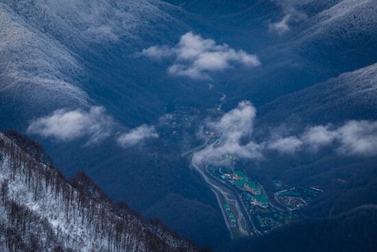 Горнолыжный курорт "Роза Хутор" в Сочи