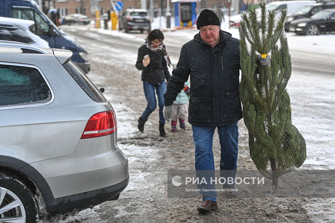 Елочные базары открылись в Москве