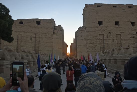 День зимнего солнцестояния в Египте