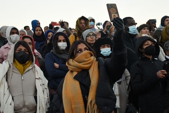 День зимнего солнцестояния в Египте