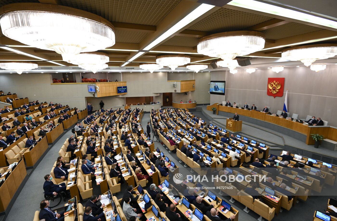 Завершение осенней сессии Госдумы РФ