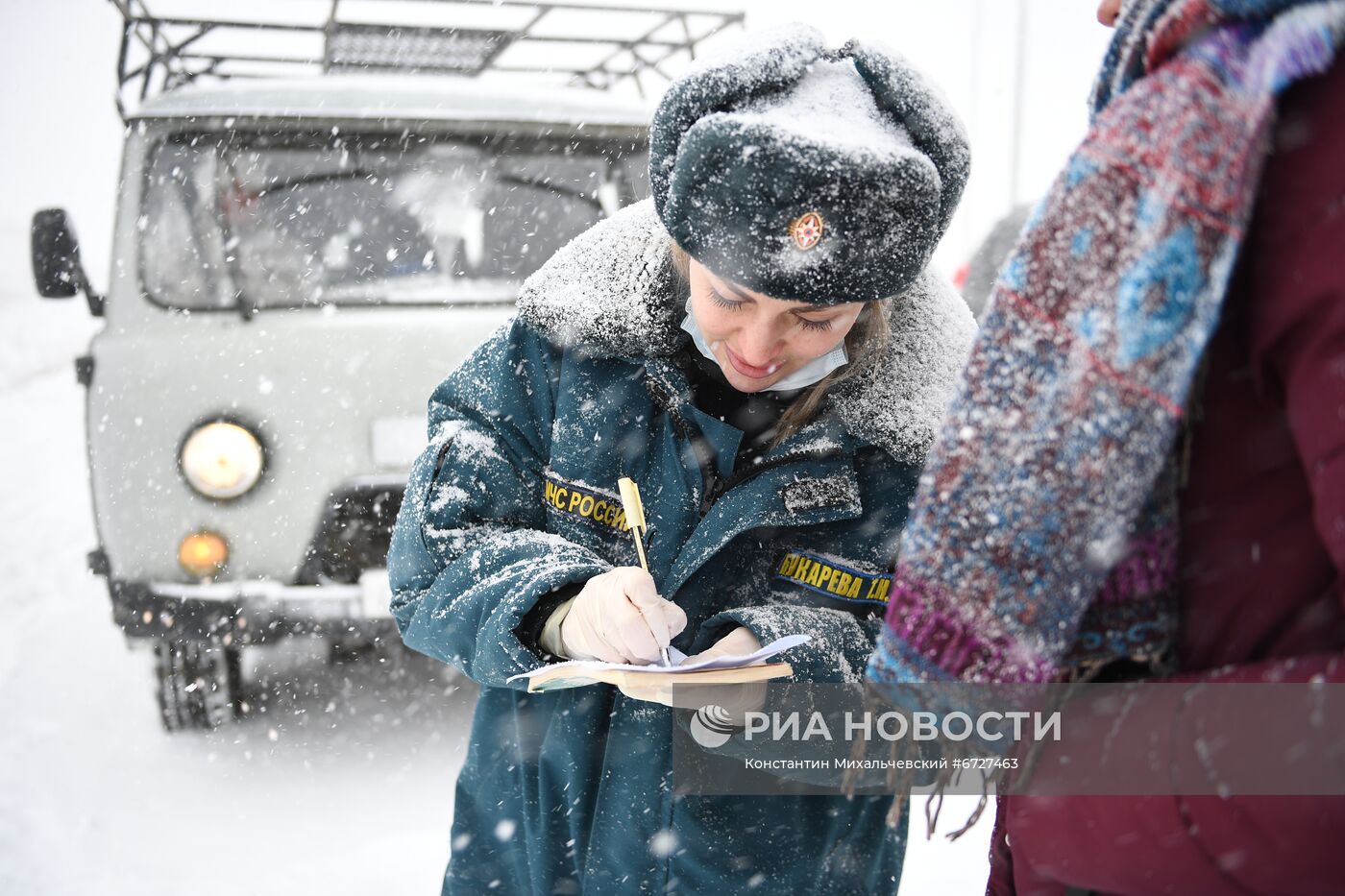 Снегопад в Крыму