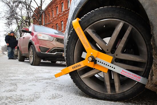 Борьба с нарушителями правил парковки в Казани