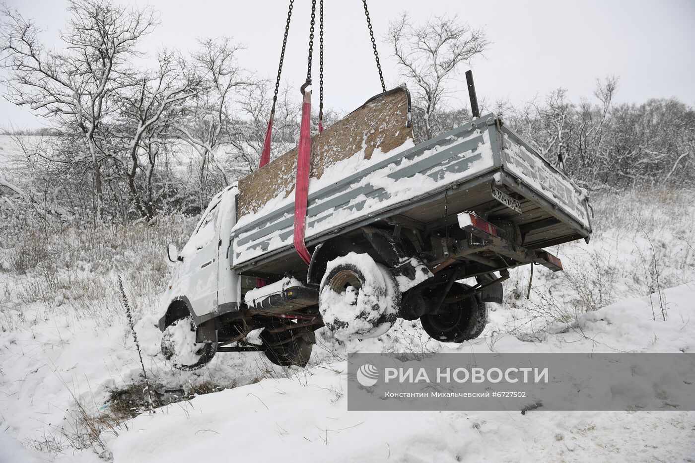 Снегопад в Крыму