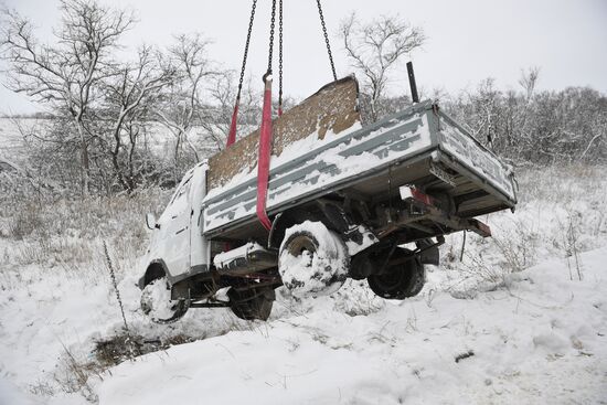 Снегопад в Крыму