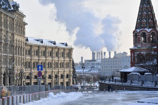 Морозы в Москве