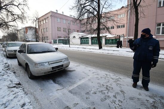 Борьба с нарушителями правил парковки в Казани