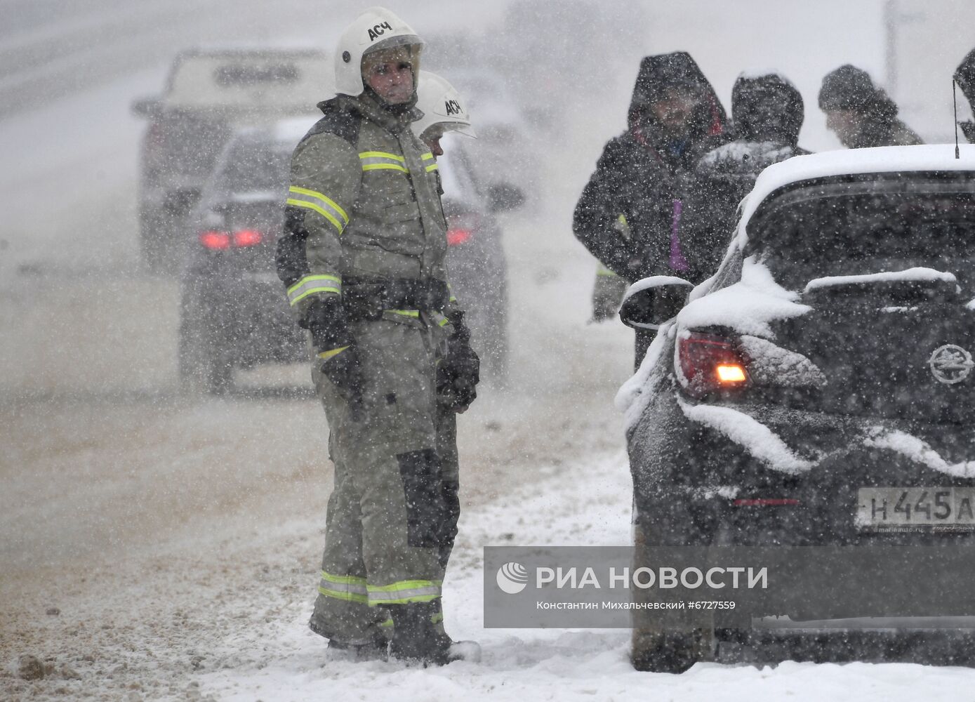 Снегопад в Крыму