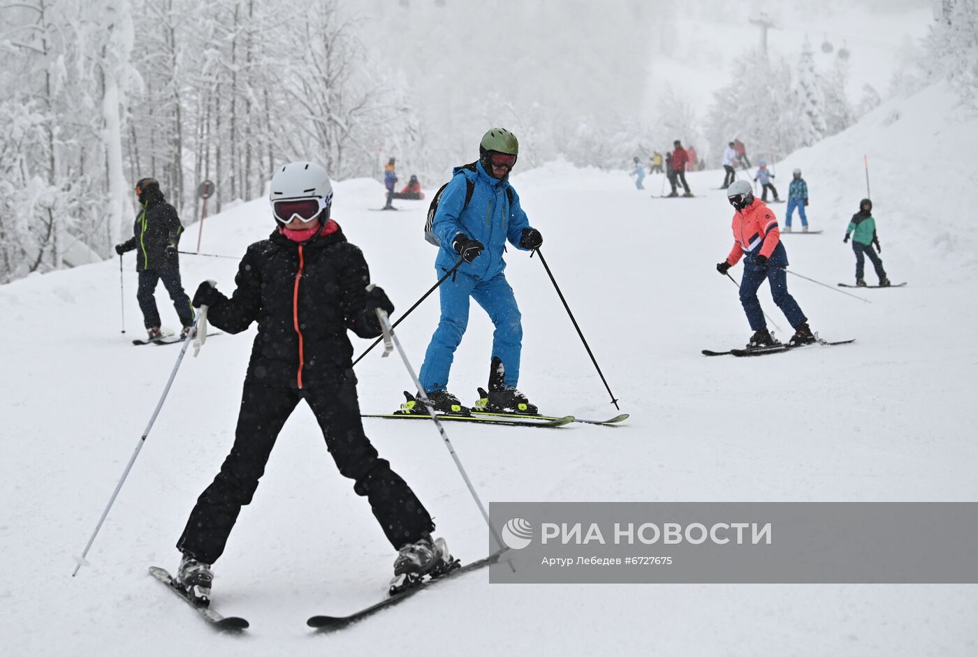 Старт зимнего сезона на курорте "Роза Хутор"