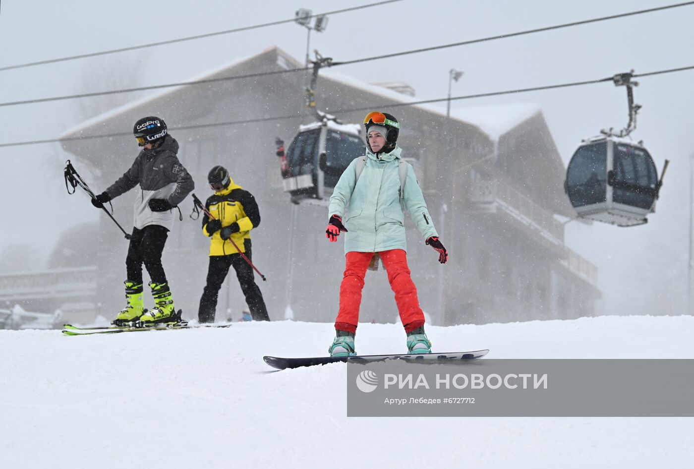 Старт зимнего сезона на курорте "Роза Хутор"