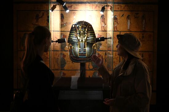 Открытие выставки "Сокровища гробницы Тутанхамона"