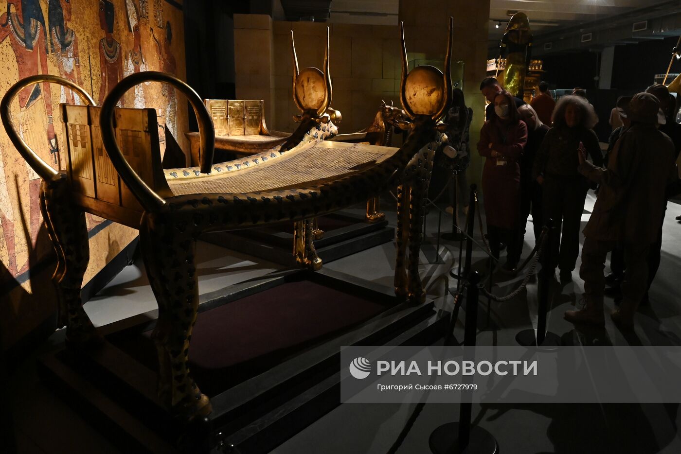Открытие выставки "Сокровища гробницы Тутанхамона"