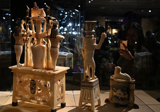 Открытие выставки "Сокровища гробницы Тутанхамона"