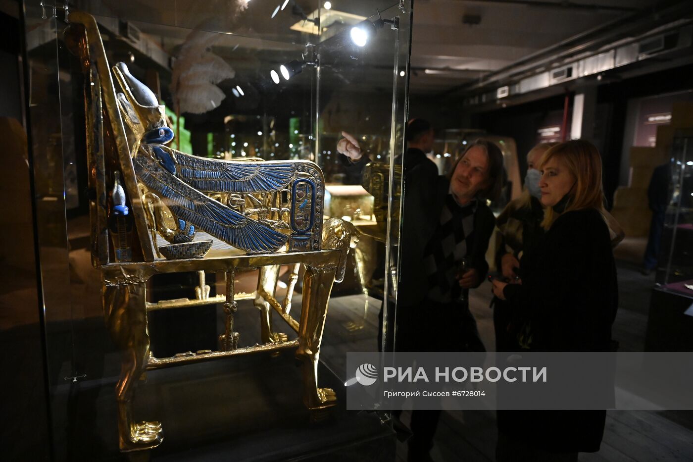 Открытие выставки "Сокровища гробницы Тутанхамона"