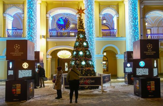 Новогоднее оформление Санкт-Петербурга