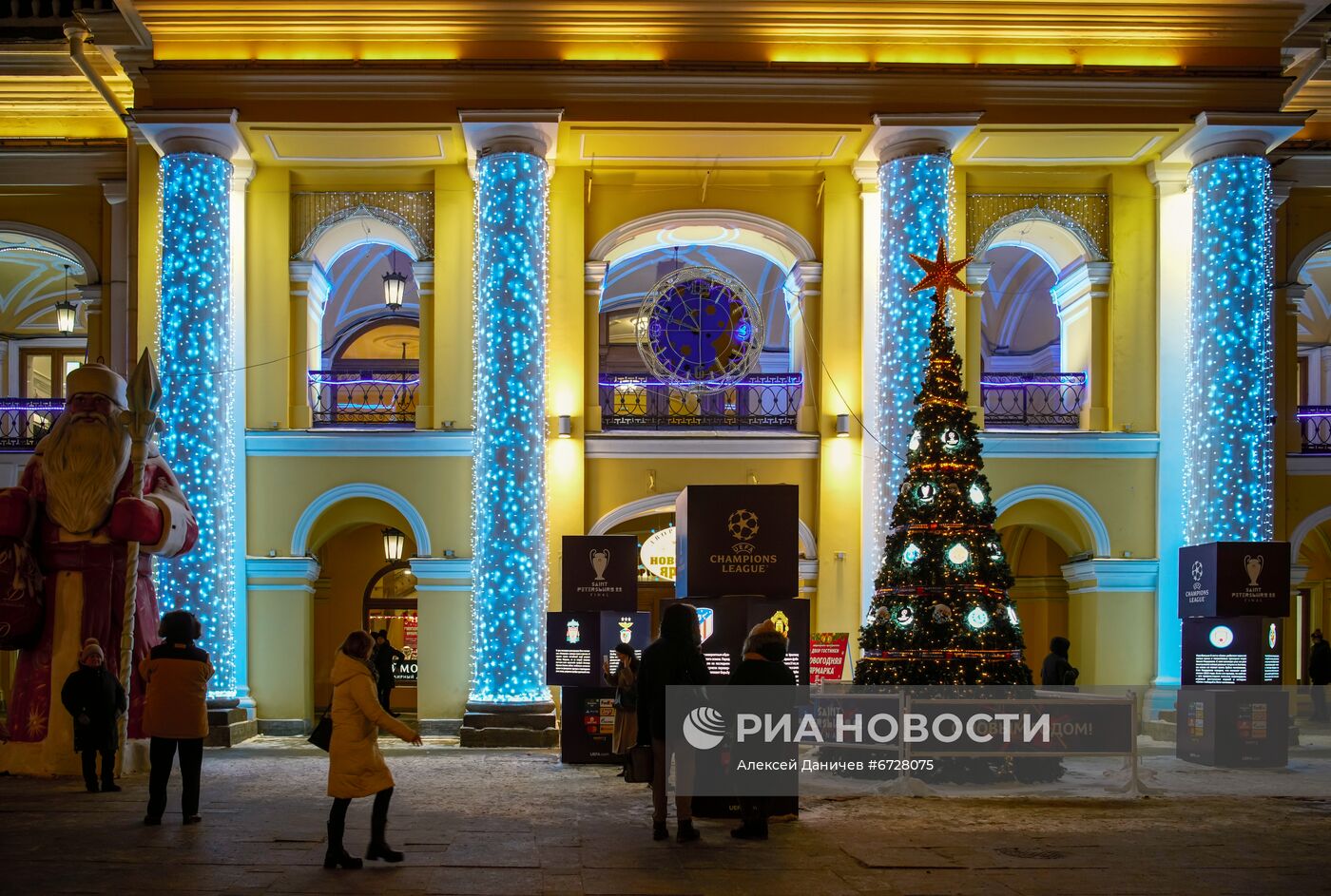 Новогоднее оформление Санкт-Петербурга