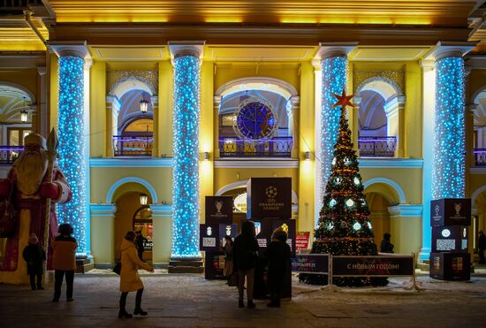 Новогоднее оформление Санкт-Петербурга