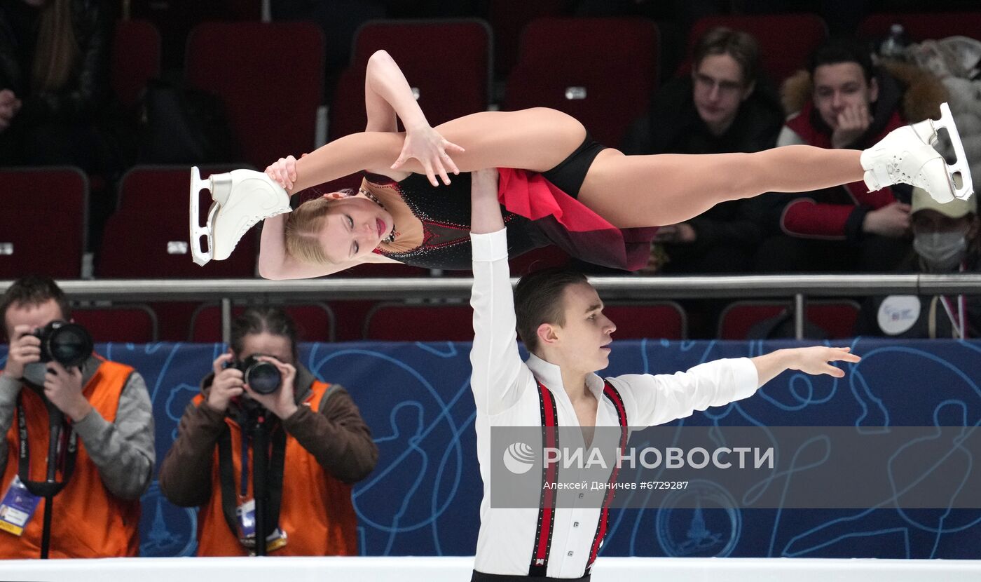 Фигурное катание. Чемпионат России. Пары. Короткая программа