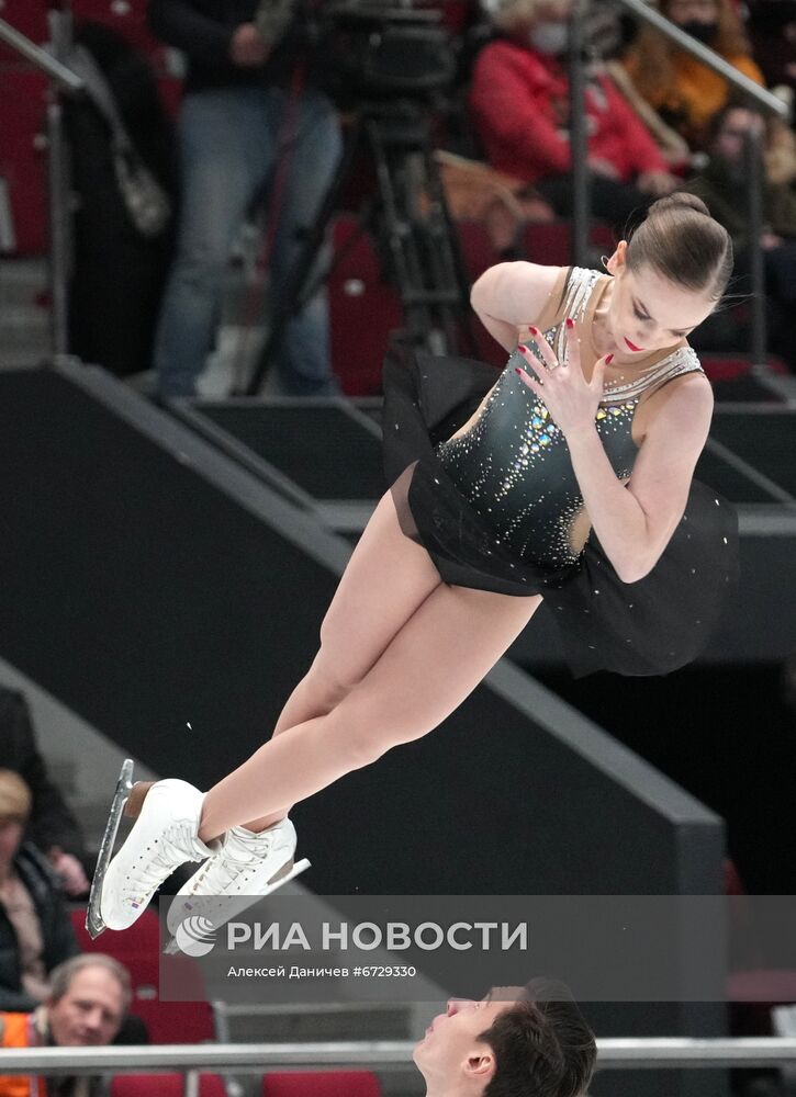 Фигурное катание. Чемпионат России. Пары. Короткая программа