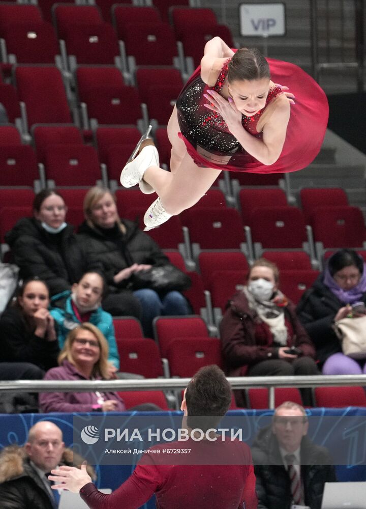 Фигурное катание. Чемпионат России. Пары. Короткая программа