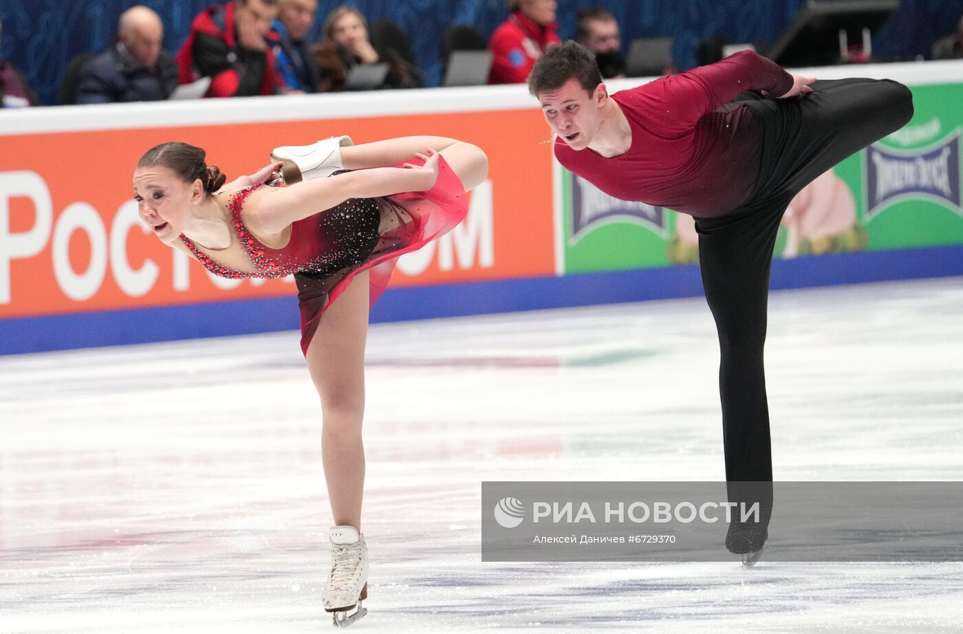 Фигурное катание. Чемпионат России. Пары. Короткая программа