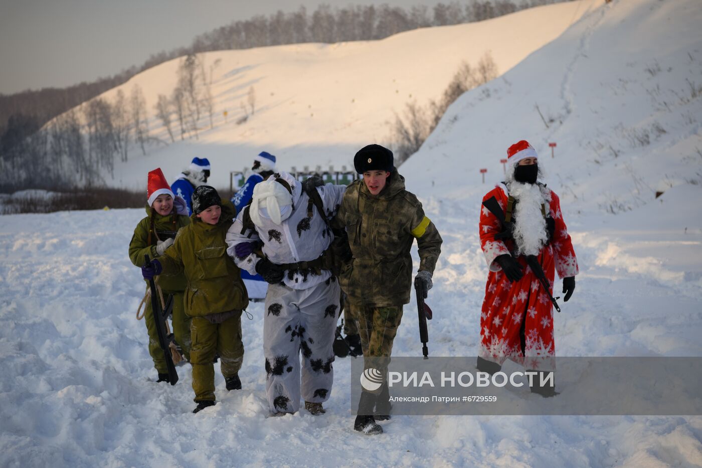 Новогодняя "Штурмовая полоса" спецназа Росгвардии в Кемерове