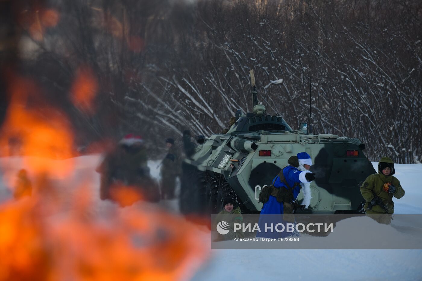Новогодняя "Штурмовая полоса" спецназа Росгвардии в Кемерове
