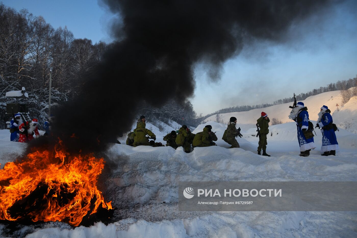 Новогодняя "Штурмовая полоса" спецназа Росгвардии в Кемерове
