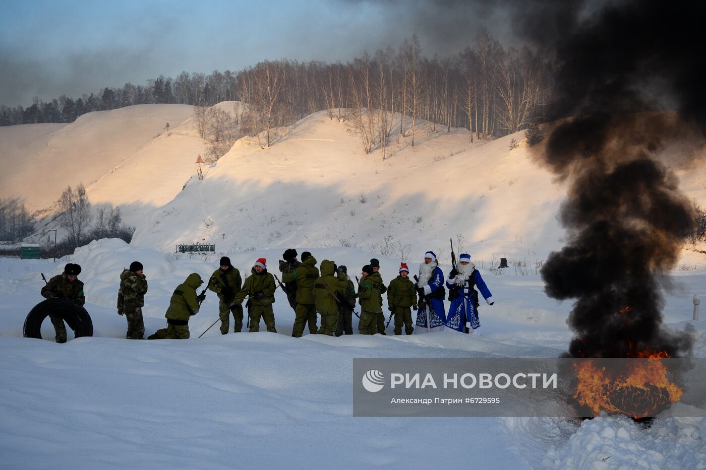 Новогодняя "Штурмовая полоса" спецназа Росгвардии в Кемерове