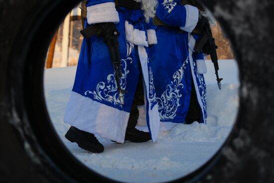 Новогодняя "Штурмовая полоса" спецназа Росгвардии в Кемерове