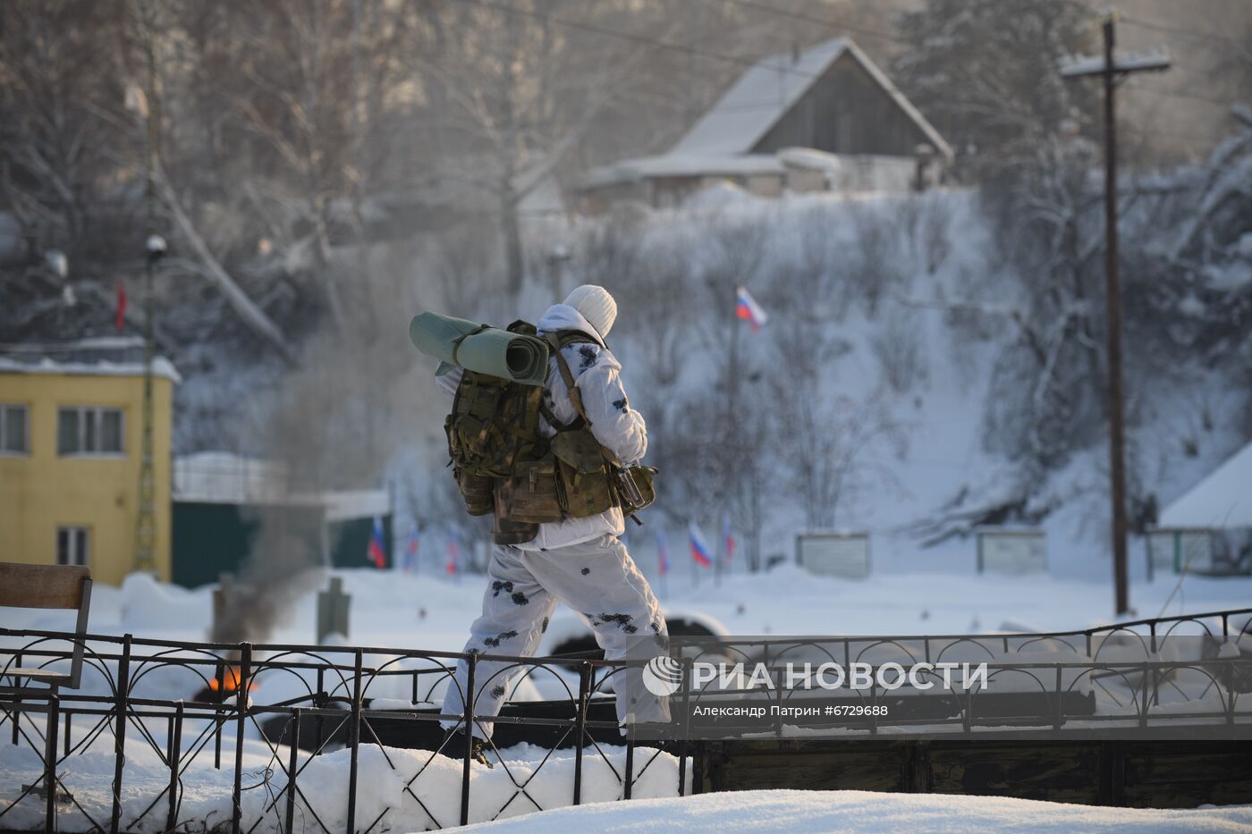 Новогодняя "Штурмовая полоса" спецназа Росгвардии в Кемерове