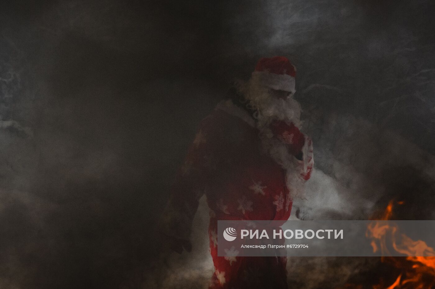 Новогодняя "Штурмовая полоса" спецназа Росгвардии в Кемерове