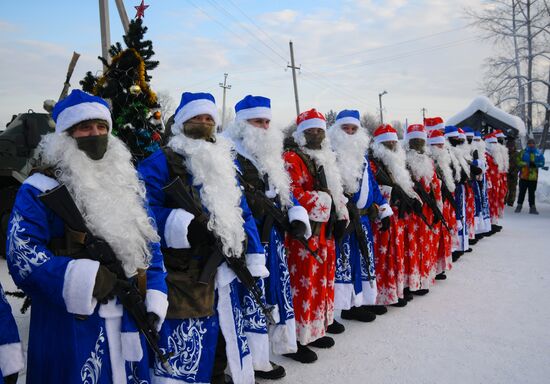 Новогодняя "Штурмовая полоса" спецназа Росгвардии в Кемерове