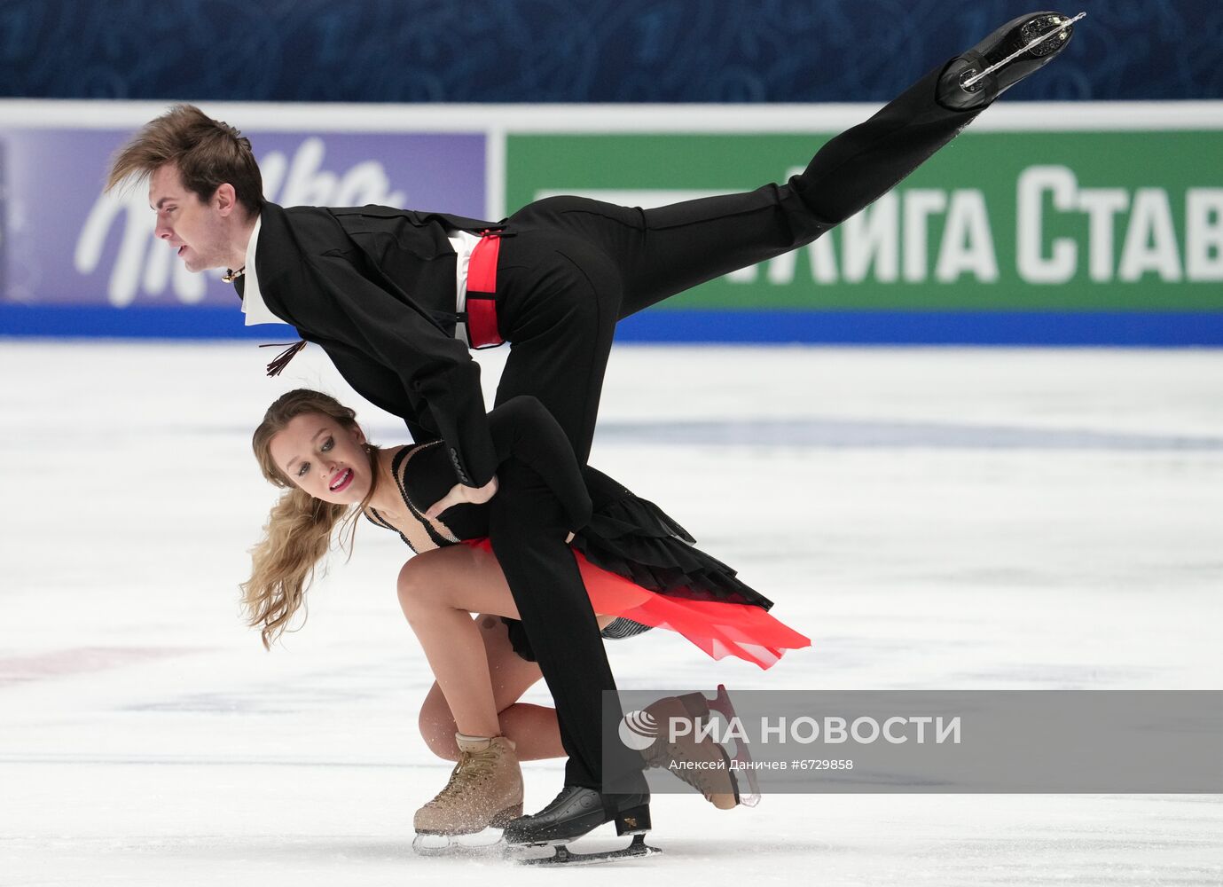 Фигурное катание. Чемпионат России. Танцы. Произвольная программа