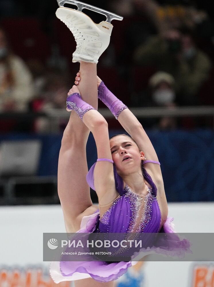 Фигурное катание. Чемпионат России. Женщины. Короткая программа