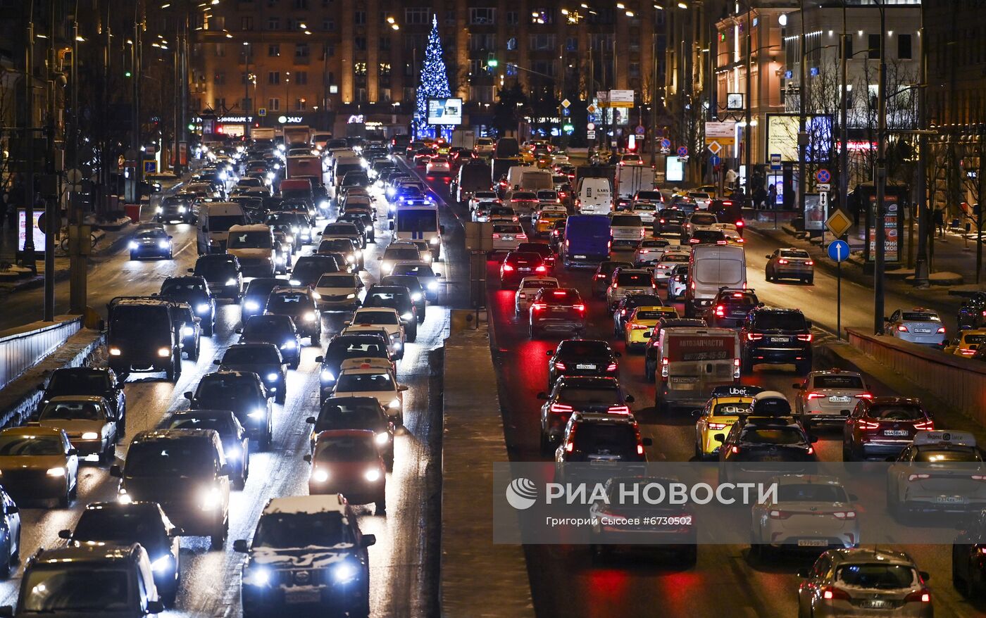 Пробки в Москве