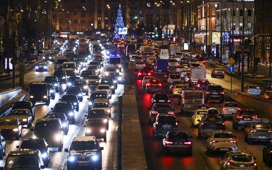 Пробки в Москве