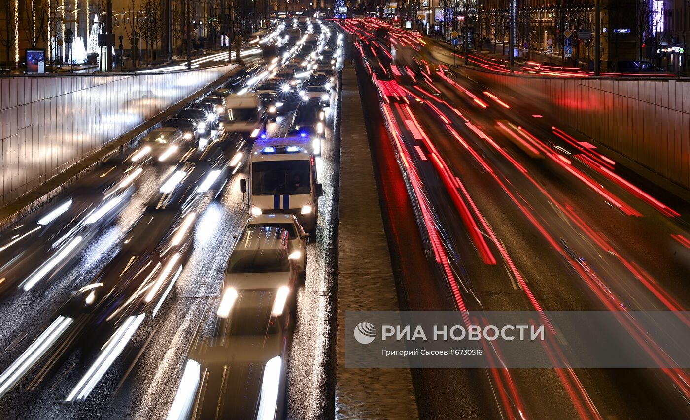Пробки в Москве