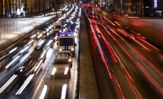 Пробки в Москве