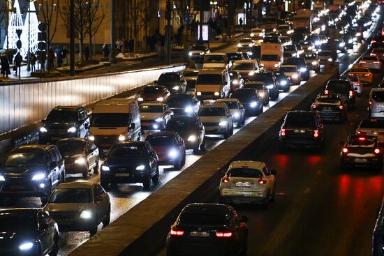 Пробки в Москве