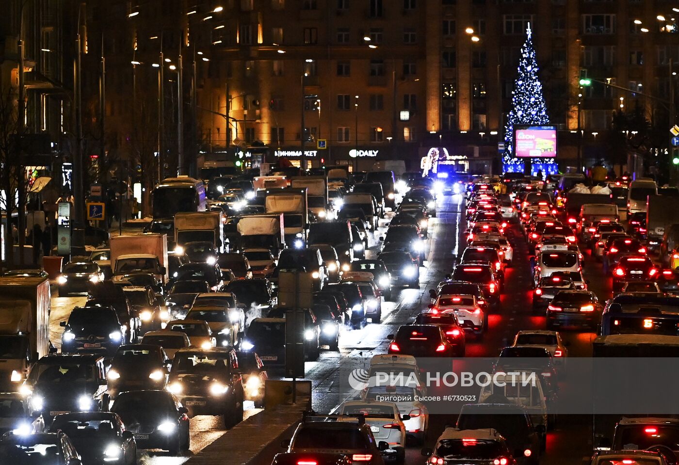 Пробки в Москве