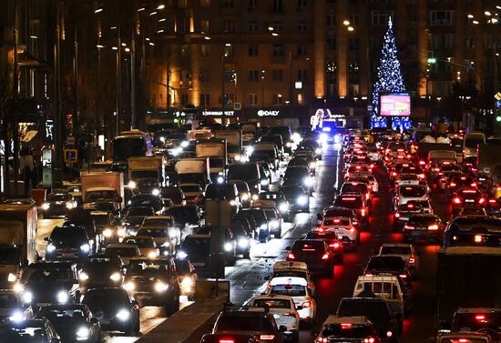 Пробки в Москве